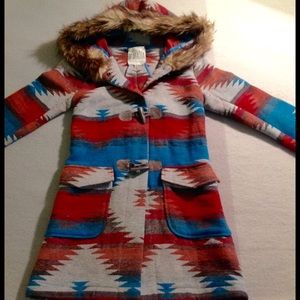 🎉BNWOT! BB DAKOKTA Koa Southwest Print Coat, XS