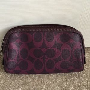 Coach makeup bag