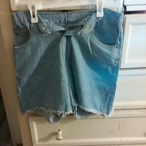 High waisted shorts