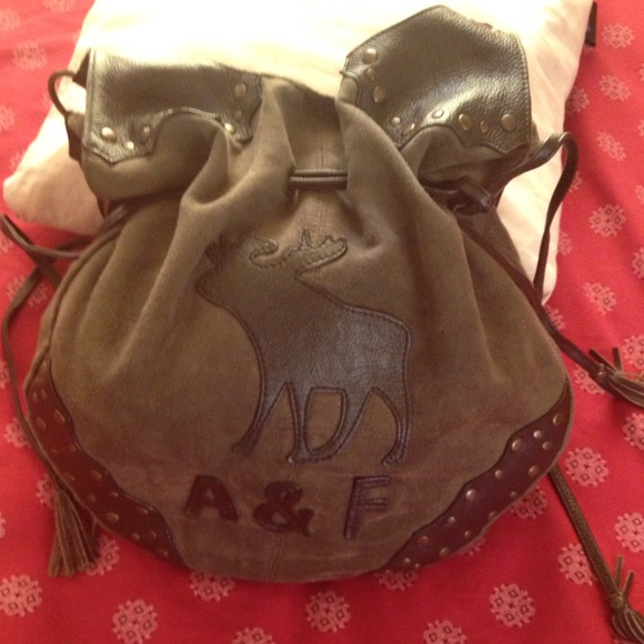 Cute A&F suede bag very stylish