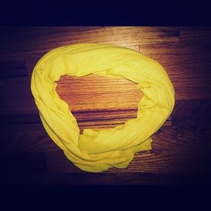 Hot yellow scarf