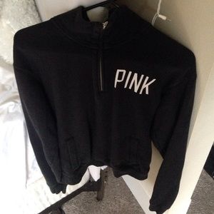 Black quarter zip jacket