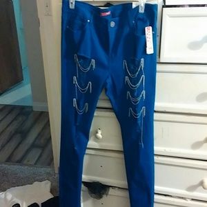 Blue pants