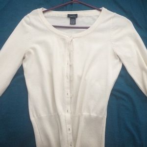 Cream button up cardigan