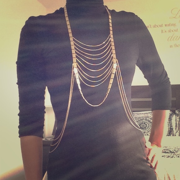 bebe Jewelry - Bebe bodychain body jewelry necklace