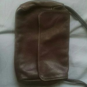 Amish made real soft leather handbag