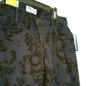 Old Navy Jeans - Old Navy Skinny Velvet Printed Jeans Old Navy Jeans - Old Navy Skinny Velvet Printed Jeans