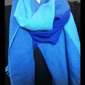 Banana Republic Blue Monochromatic Scarf
