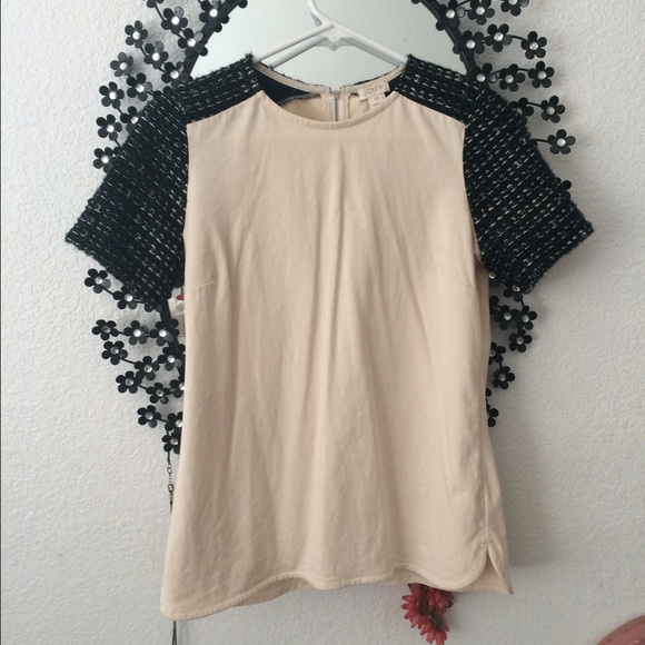 Tan shirt