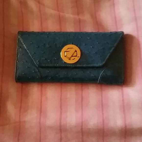 Beautiful blue crocodile like wallet