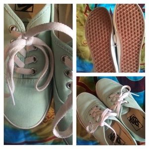 Vans mint green