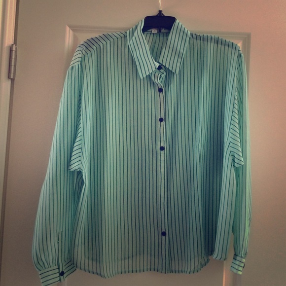 Sheer button up - Picture 1 of 1