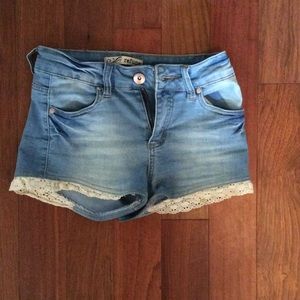 High wasted shorts