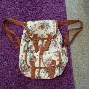 Floral back pack