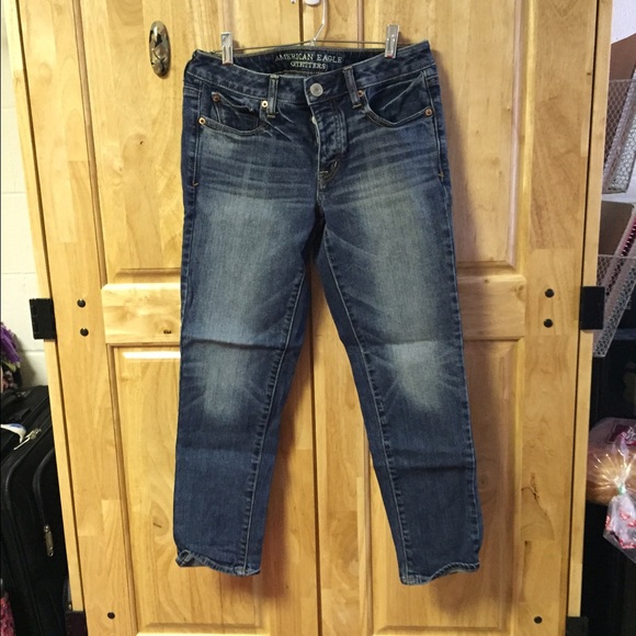 American Eagle boy crop jeans