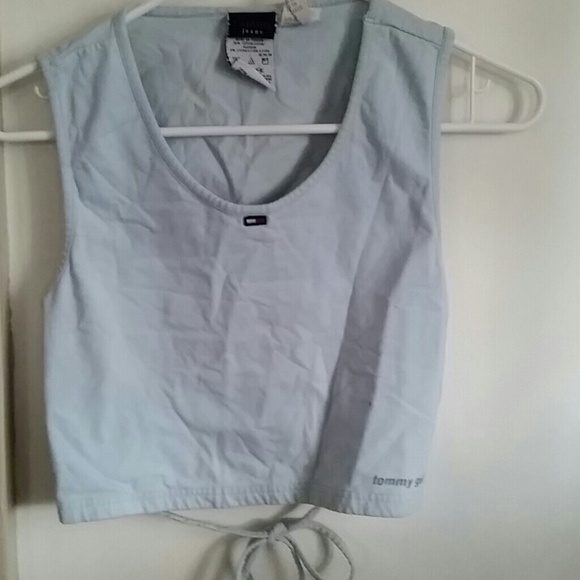 ***SOLD IN BUNDLE***Tommy Girl crop top size M - Picture 1 of 3
