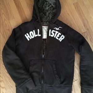 Men's Hollister Fur Hoodie
