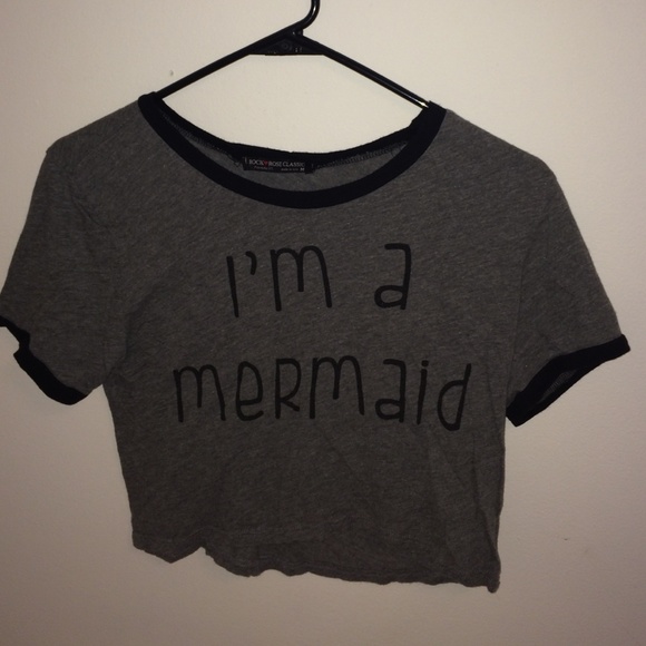 I'm a mermaid crop top