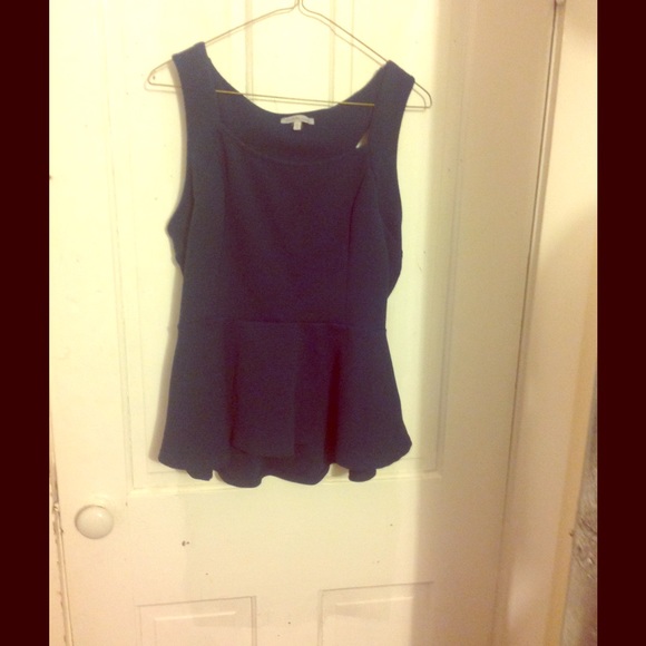 Charlotte Russe teal peplum top