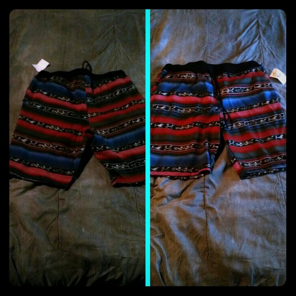 Multi-colored Tribal Shorts (new)