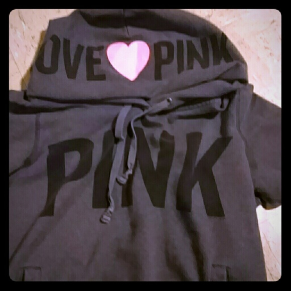 Gray vs pink hoddie