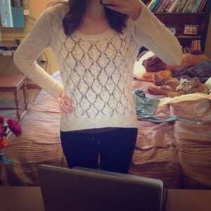 Cream sweater