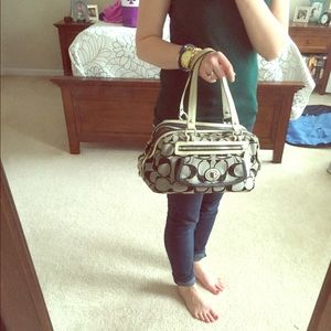B&W Coach authentic handbag