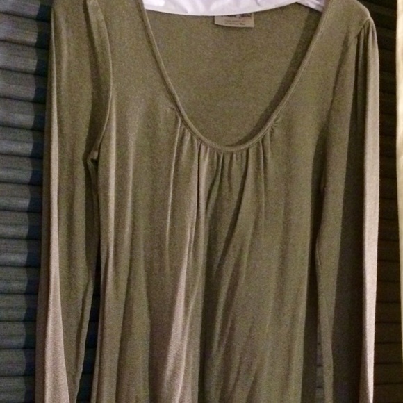 knit nylon and cotton knee length dress (I'm 5'7")