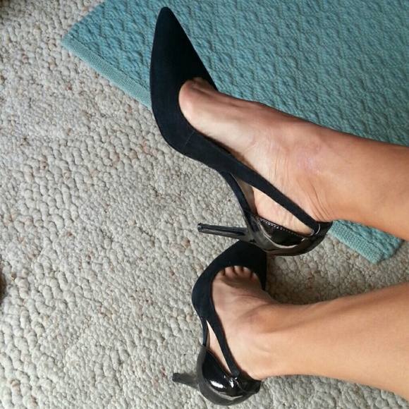 Kenneth Cole cut-out pointy toe stilettos