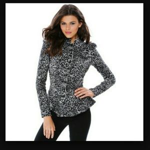 *AUTHENTIC* BETSEY JOHNSON LEOPARD STYLE JACKET