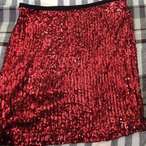 Sparkly red mini skirt❗️❗️❗️❗️