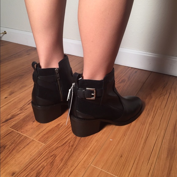 Leather Black & Suede Bootie - Picture 3 of 4
