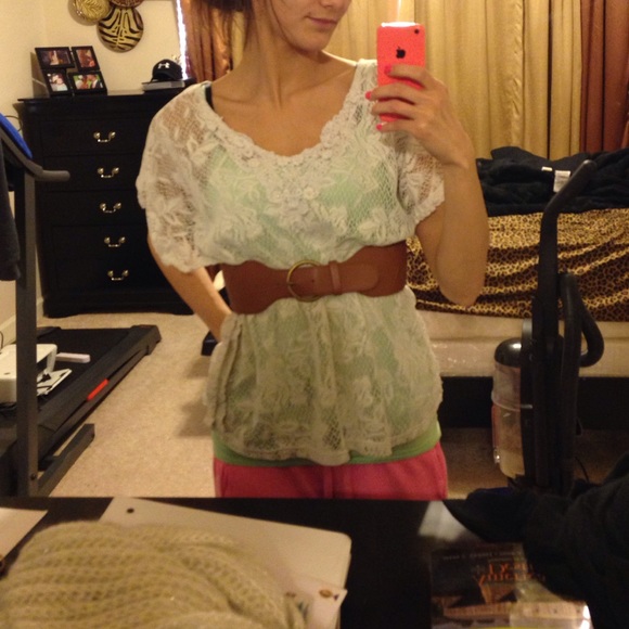 Lace short sleeve top - Picture 3 of 4