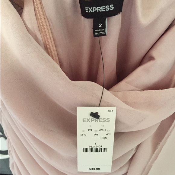 Express blush cocktail dress new with tags! - Picture 3 of 3