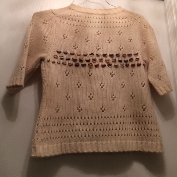 Anthropologie Wintersong 1/2 Sleeve Cardigan, Sz M - Picture 4 of 4