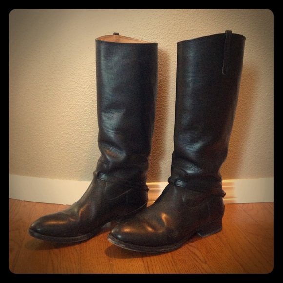 The Frye Company Black Riding Boots