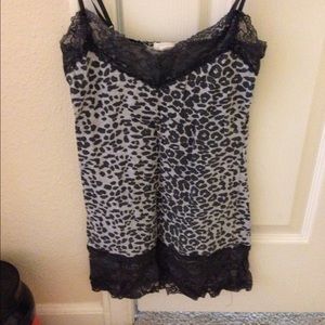 Animal print tank