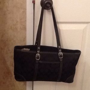 Black coach purse
