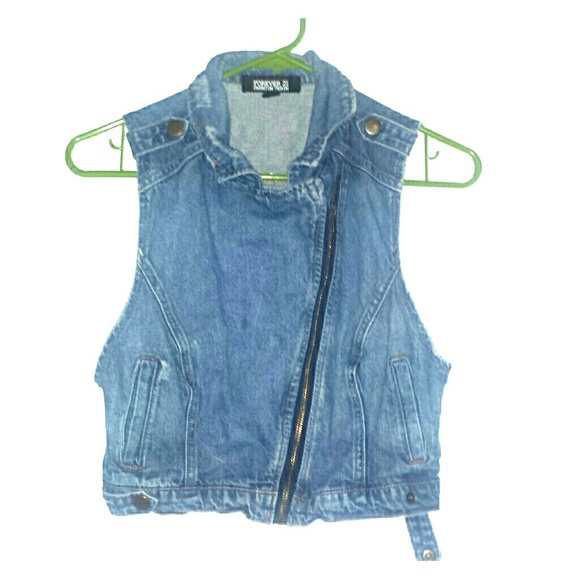 Jean jacket vest