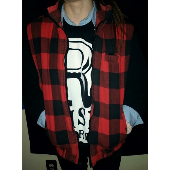 Red Flanneled Vest
