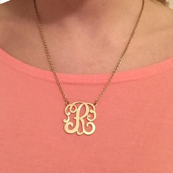 Monogram "R" Necklace