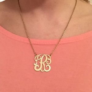 Monogram "R" Necklace