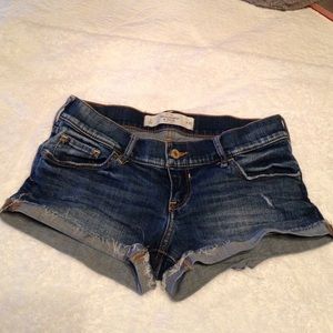 Denim jean shorts