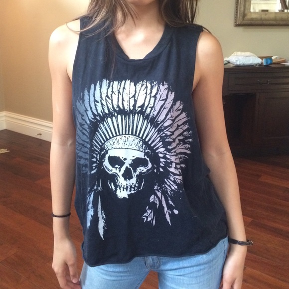 Brandy Melville- skeleton muscle tank top