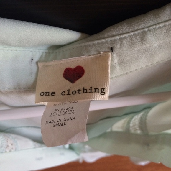 Mint collared top - Picture 3 of 3