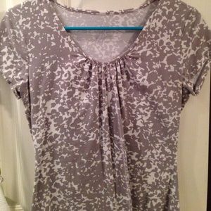 Grey and White tee-shirt