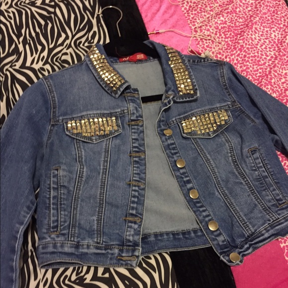 Forever 21 cropped Jean jacket