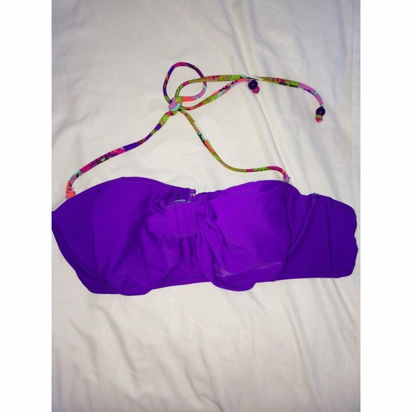Purple Bathing Suit Top