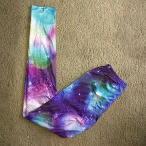 Galaxy Print Leggings