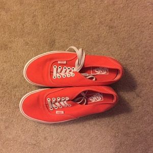 Orange vans **on hold**